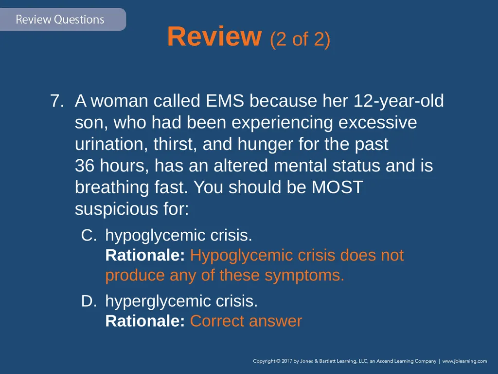 Chapter 19 Endocrine and Hematologic Emergencies - slide 112 of 140