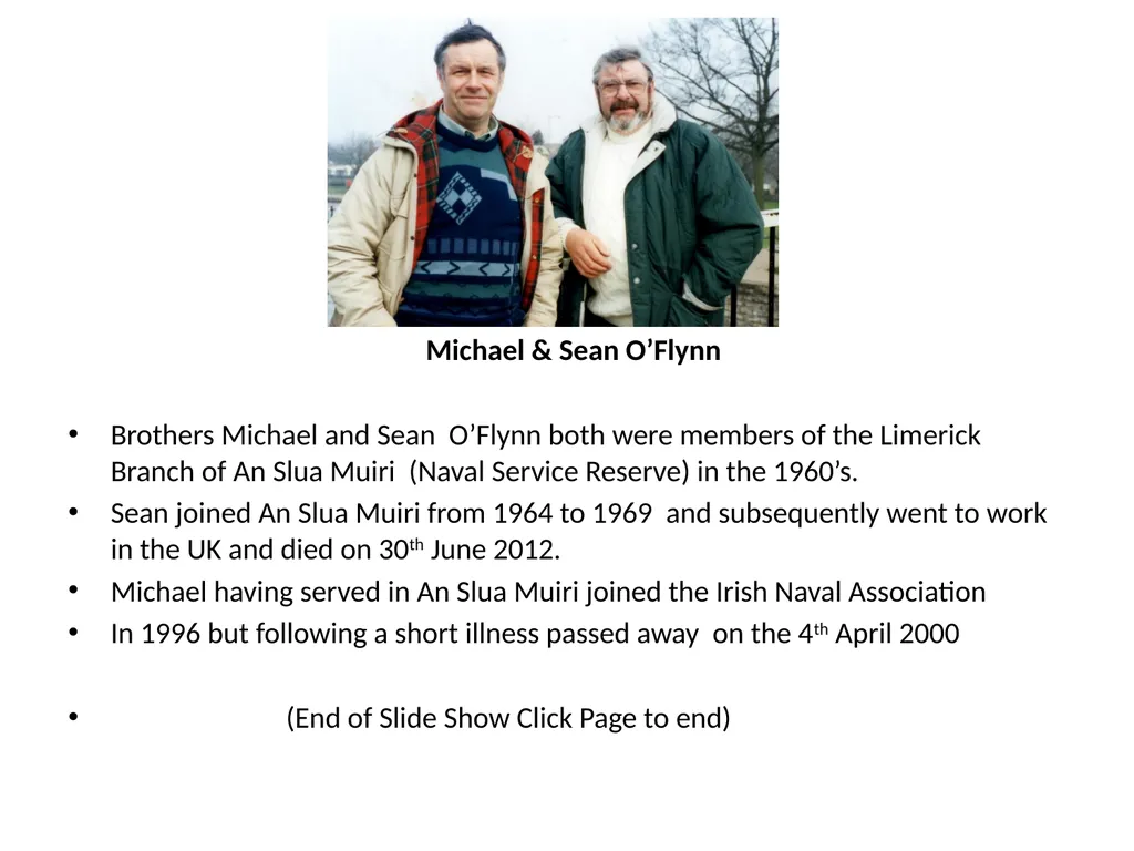 Irish Naval Association This Powerpoint - slide 45 of 45