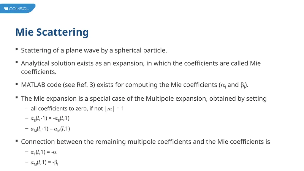Multipole Analysis of Electromagnetic Scattering - slide 6 of 24
