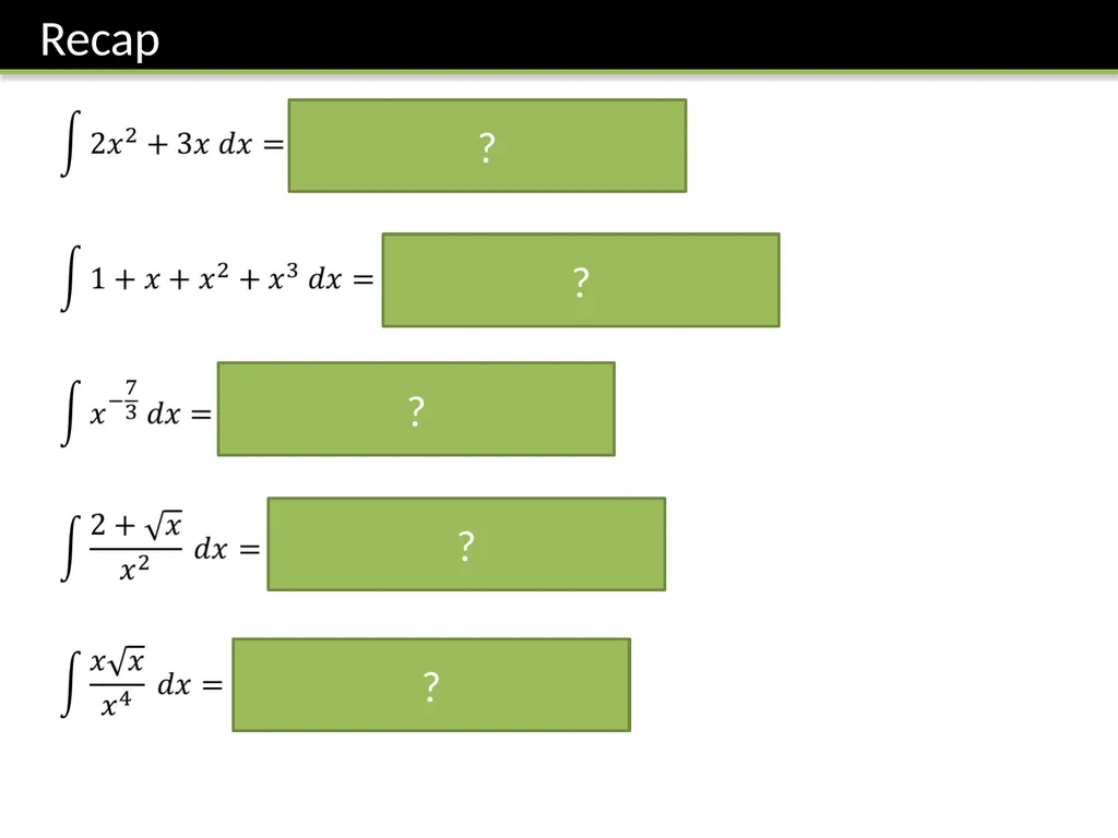 C2 Chapter 11: Integration Dr J Frost - slide 2 of 22