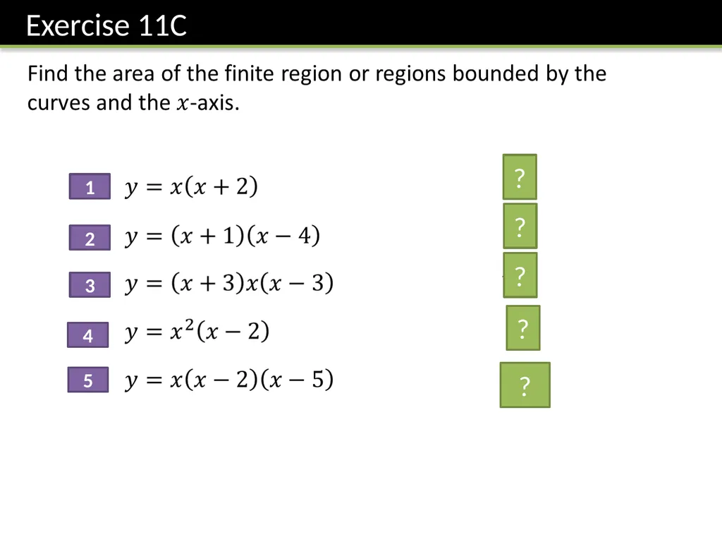 C2 Chapter 11: Integration Dr J Frost - slide 11 of 22