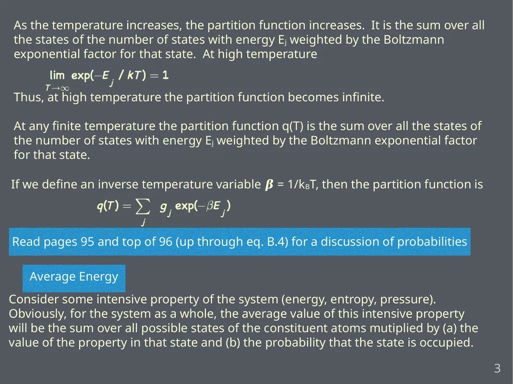 Simple introduction to statistical mechanics - slide 3 of 5
