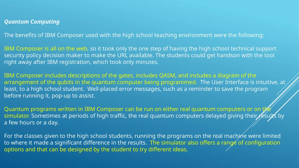 Quantum Computing MasterClass Giampiero Pepe - slide 11 of 12