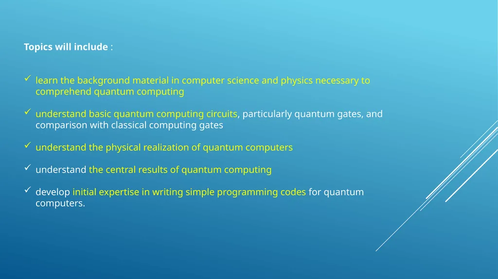 Quantum Computing MasterClass Giampiero Pepe - slide 3 of 12
