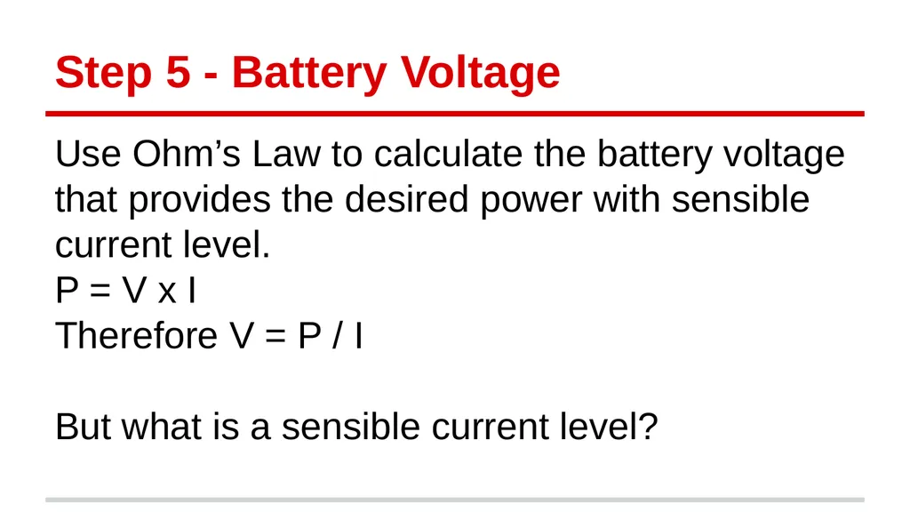 Selecting Electric Power Setups John Hoddinott, 21 - slide 14 of 26