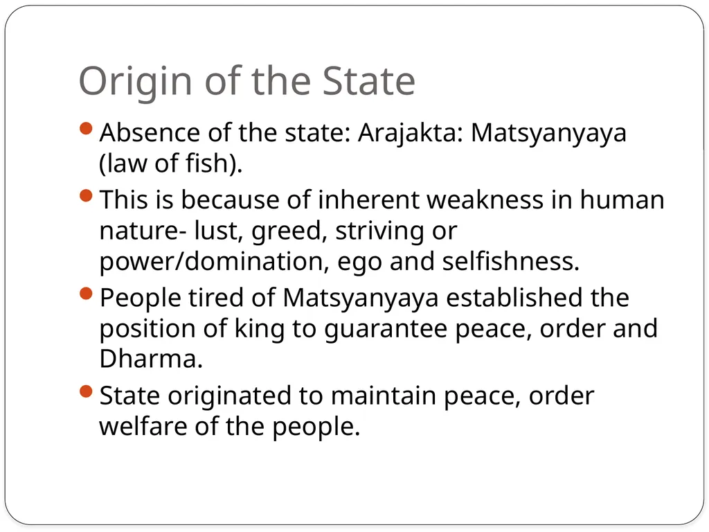 Under Indian Administrative System Kautilya: - slide 5 of 16