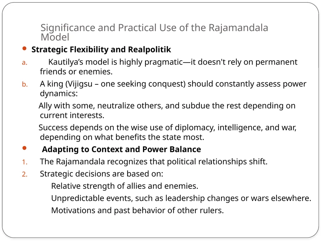 Under Indian Administrative System Kautilya: - slide 15 of 16