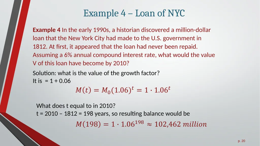 Exponential Growth Functions All slides in this - slide 20 of 21