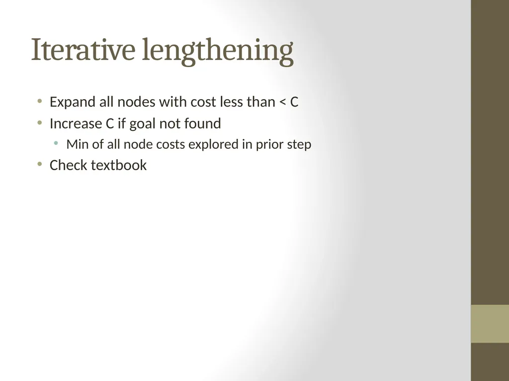 Artificial Intelligence CS482, CS682, MW 1 – 2:15, - slide 48 of 62