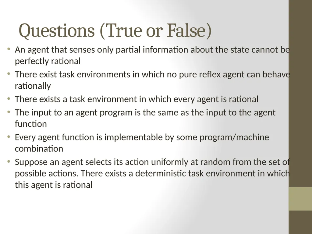 Artificial Intelligence CS482, CS682, MW 1 – 2:15, - slide 3 of 62