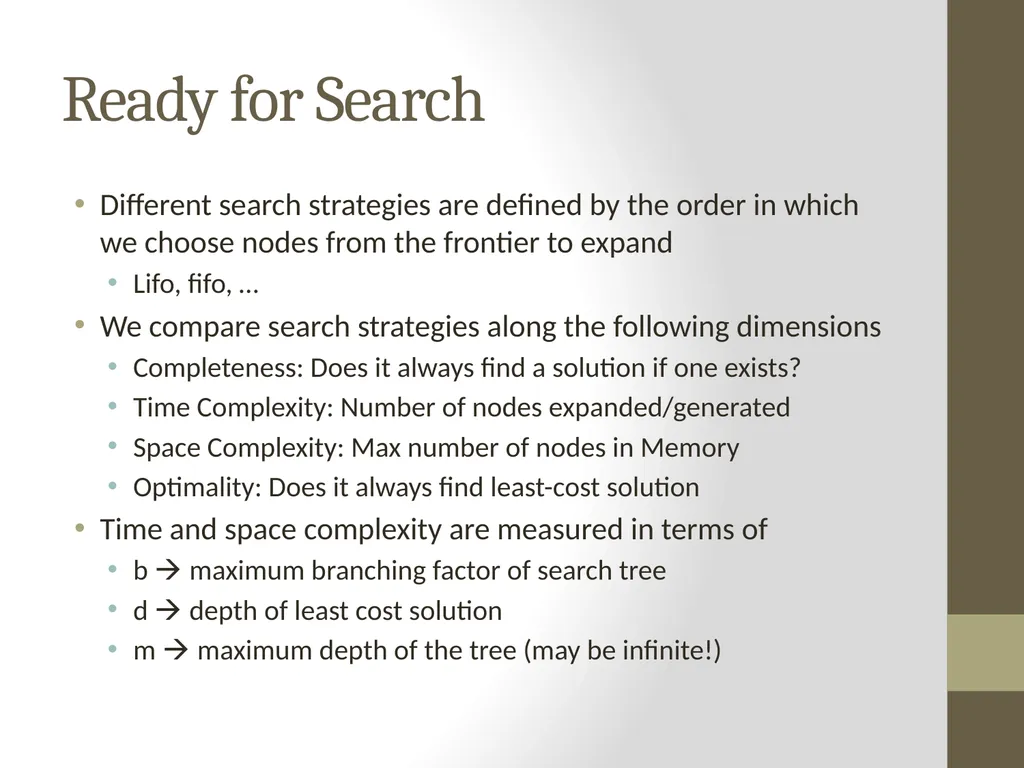 Artificial Intelligence CS482, CS682, MW 1 – 2:15, - slide 32 of 62