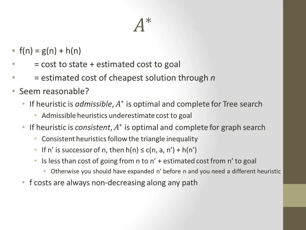 Artificial Intelligence CS482, CS682, MW 1 – 2:15, - slide 59 of 62