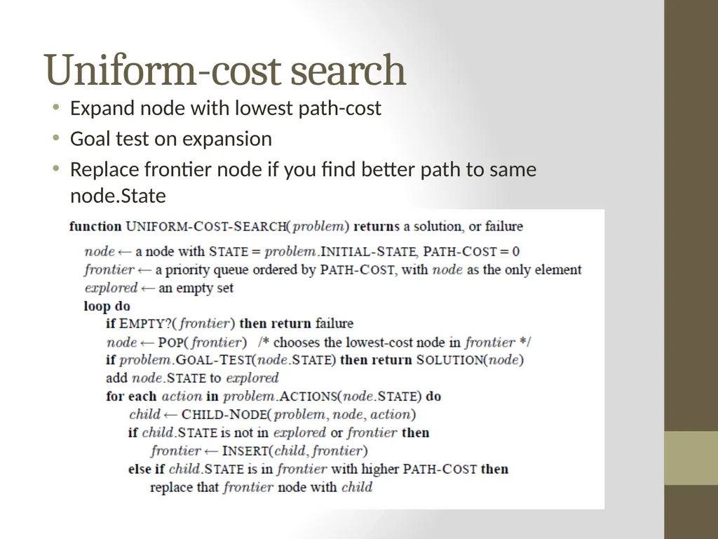 Artificial Intelligence CS482, CS682, MW 1 – 2:15, - slide 37 of 62