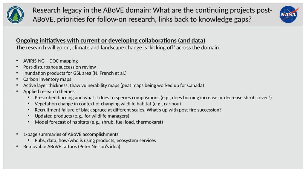 Charge to Round-Robin Topical Breakouts Science - slide 5 of 6