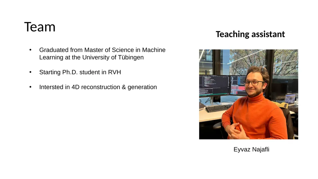 Hands-on AI based 3D Vision Summer 25 Lecture 1_0 - slide 6 of 12