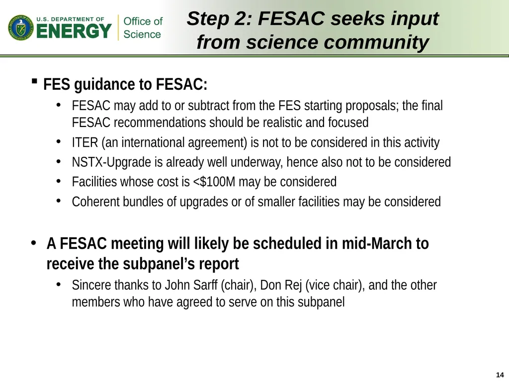 FES Perspective E.J. Synakowski Associate - slide 14 of 20