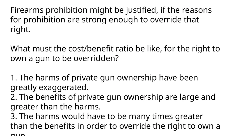 Gun Control "A well regulated militia, being - slide 27 of 31