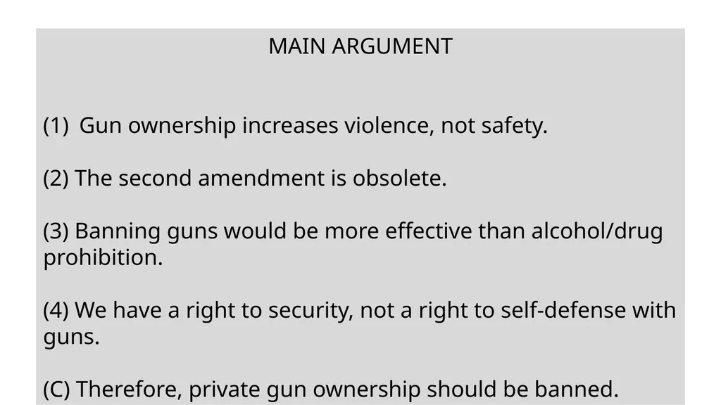Gun Control "A well regulated militia, being - slide 6 of 31