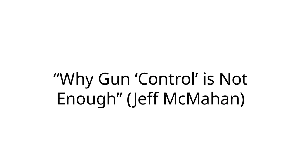 Gun Control "A well regulated militia, being - slide 5 of 31