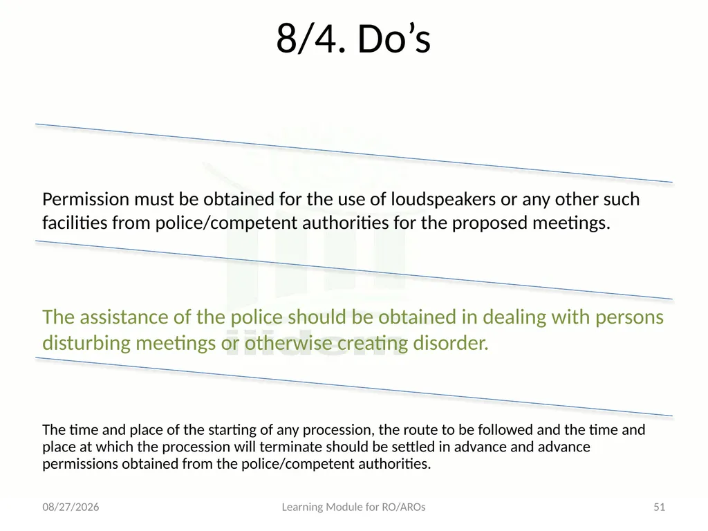 Model Code of Conduct (MCC) Learning Module for - slide 51 of 99