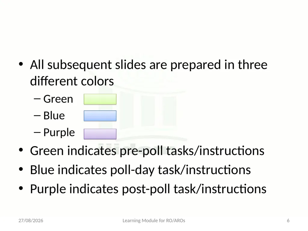 Model Code of Conduct (MCC) Learning Module for - slide 6 of 99