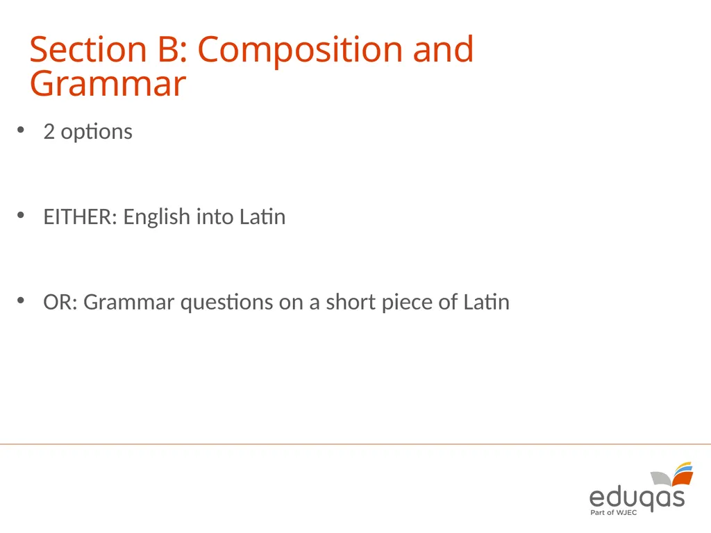 GCSE Latin Component 1 (Latin Language) January - slide 5 of 18