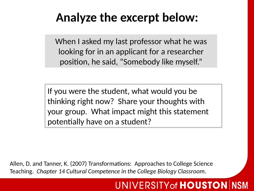 Understanding Cultural Competence in the Classroom - slide 8 of 16