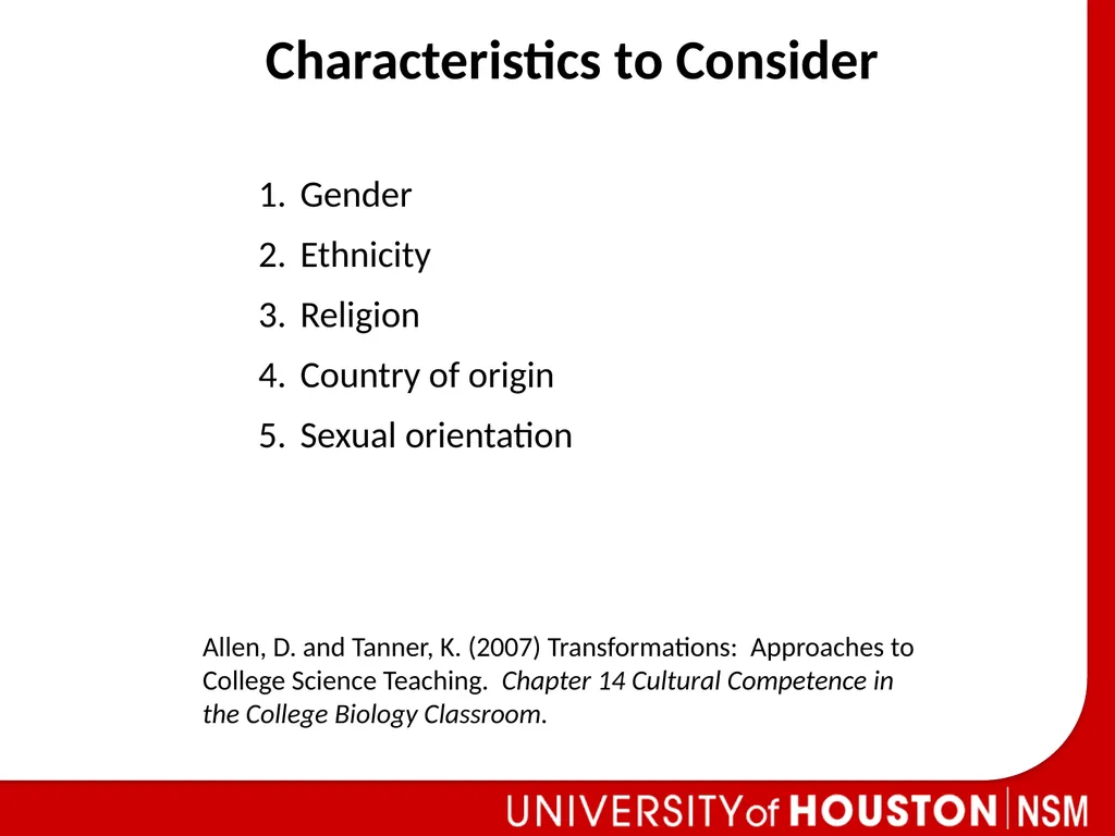 Understanding Cultural Competence in the Classroom - slide 7 of 16