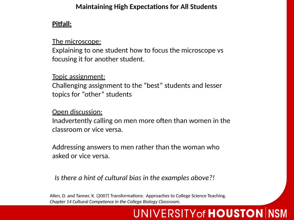 Understanding Cultural Competence in the Classroom - slide 11 of 16