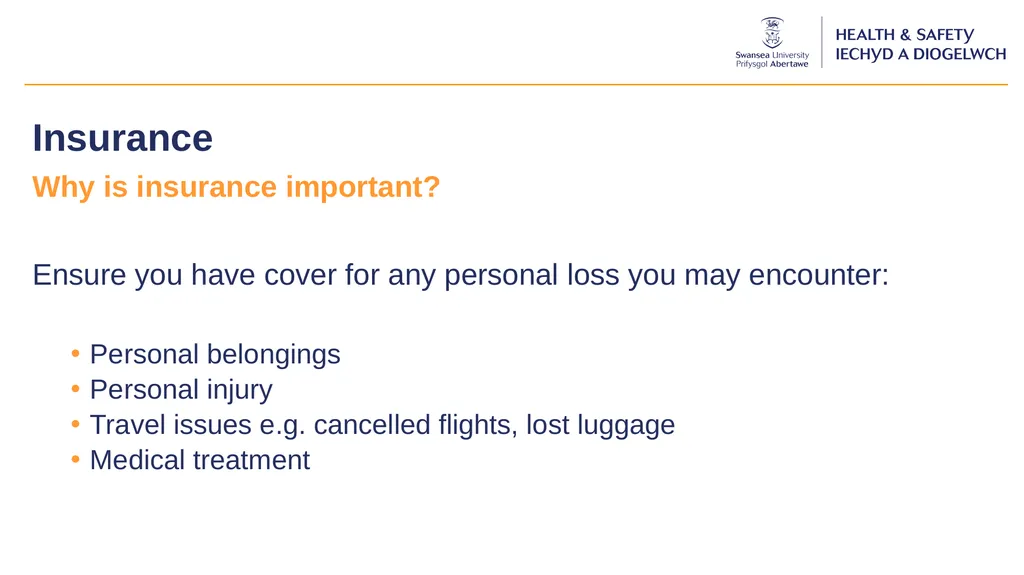 Work Placements Insurance Briefing Swansea - slide 3 of 12