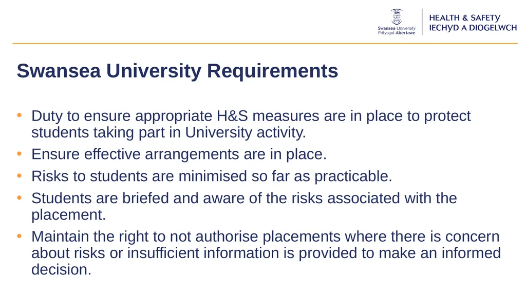Work Placements Insurance Briefing Swansea - slide 2 of 12