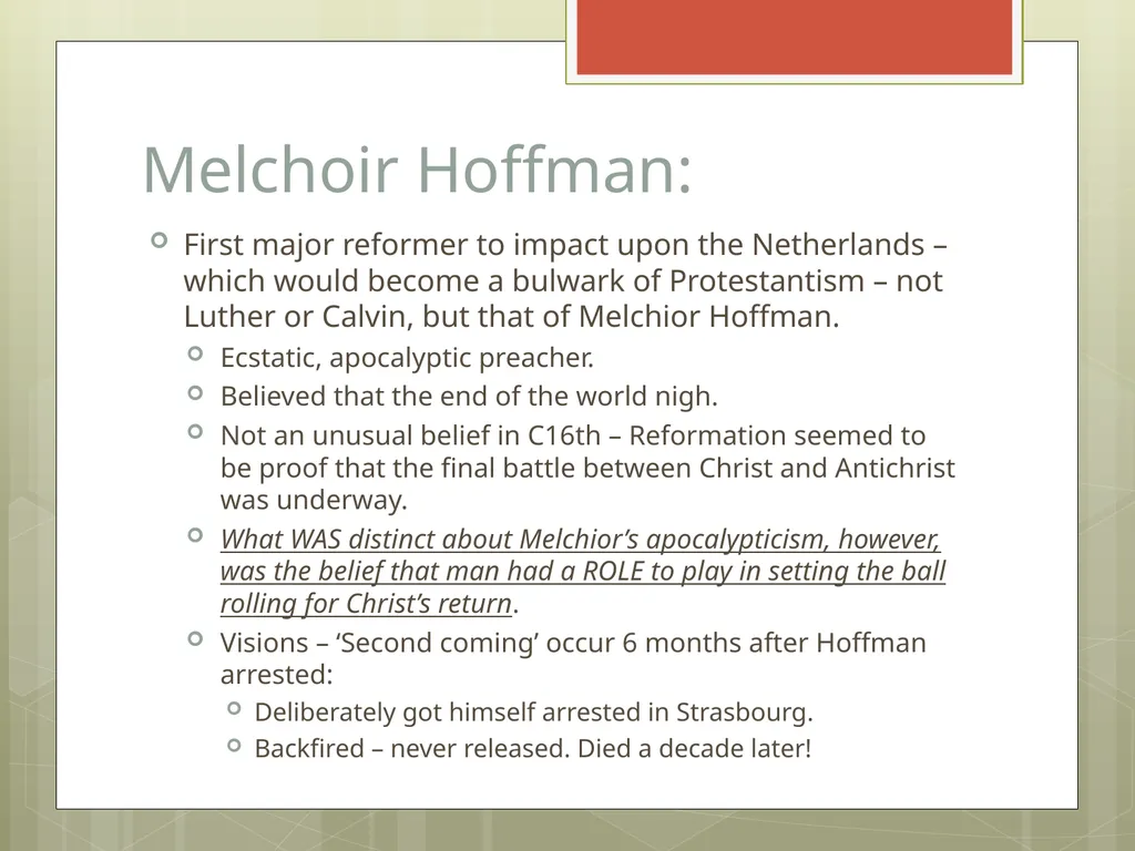 Religious Minorities The European World ‘Almighty - slide 31 of 45