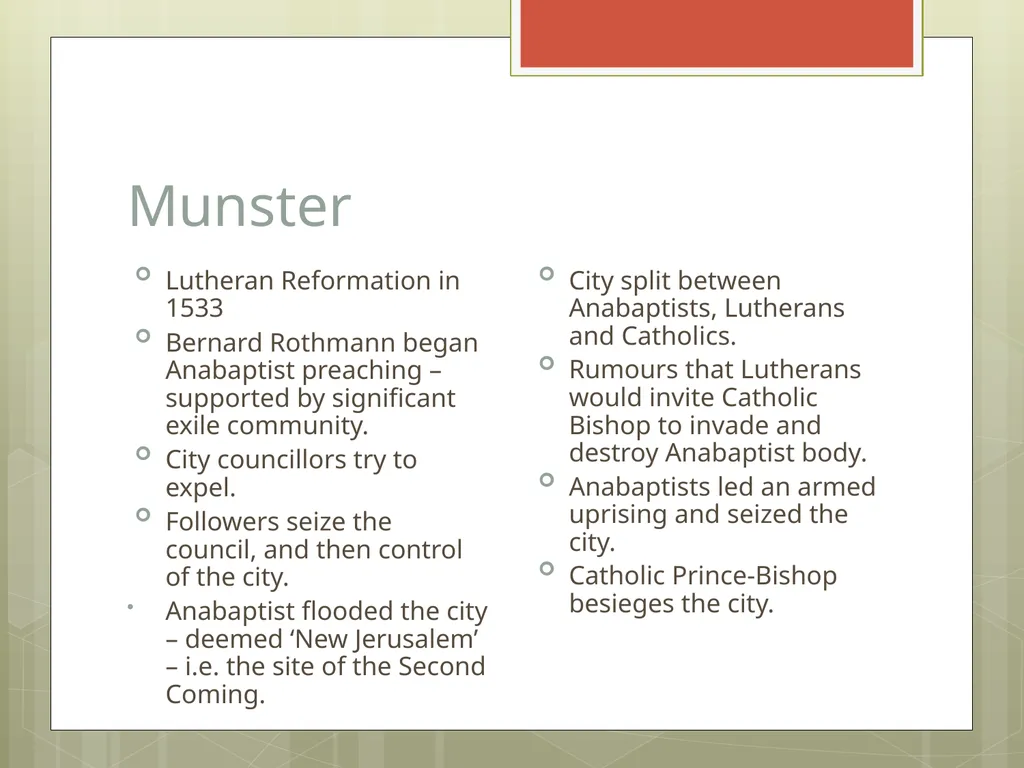 Religious Minorities The European World ‘Almighty - slide 33 of 45