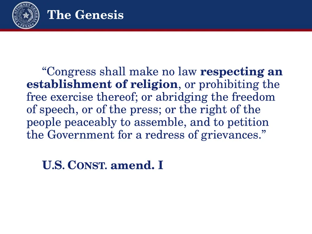 Religious Expression & State Regulation Overview & - slide 2 of 18