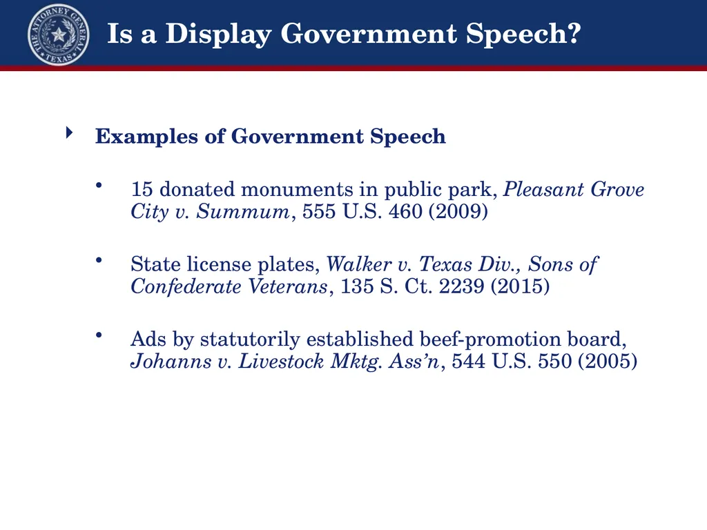 Religious Expression & State Regulation Overview & - slide 9 of 18