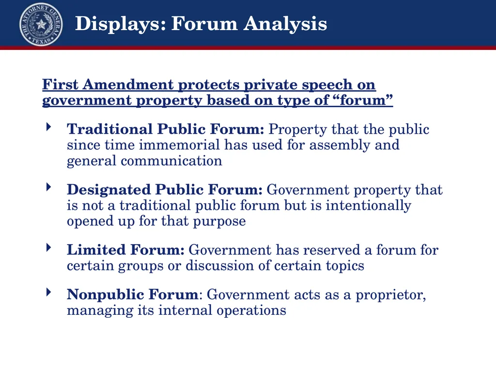 Religious Expression & State Regulation Overview & - slide 11 of 18