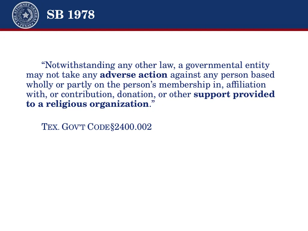 Religious Expression & State Regulation Overview & - slide 15 of 18