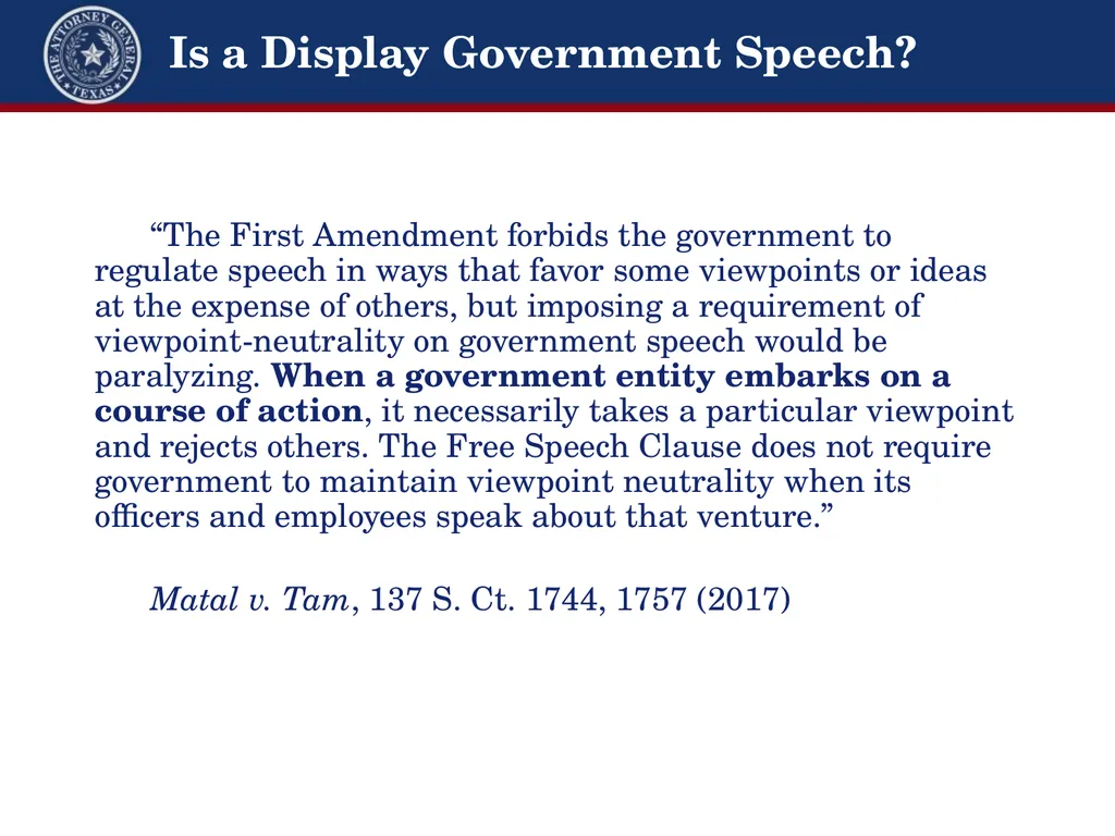 Religious Expression & State Regulation Overview & - slide 10 of 18