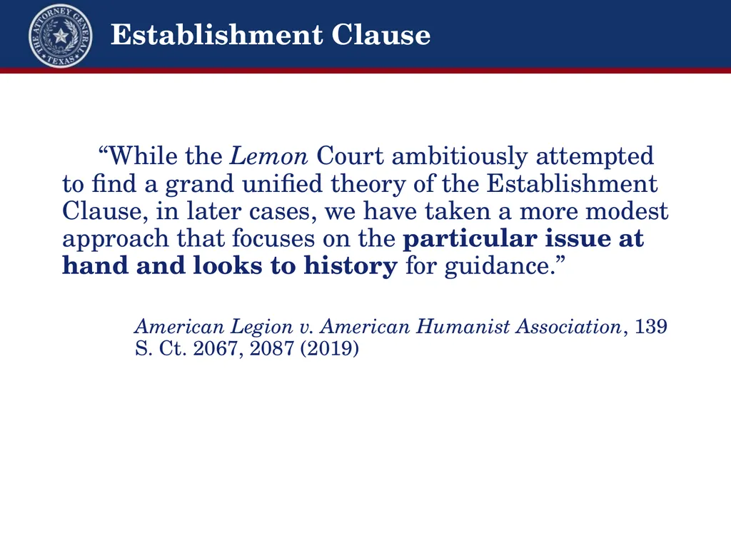 Religious Expression & State Regulation Overview & - slide 4 of 18