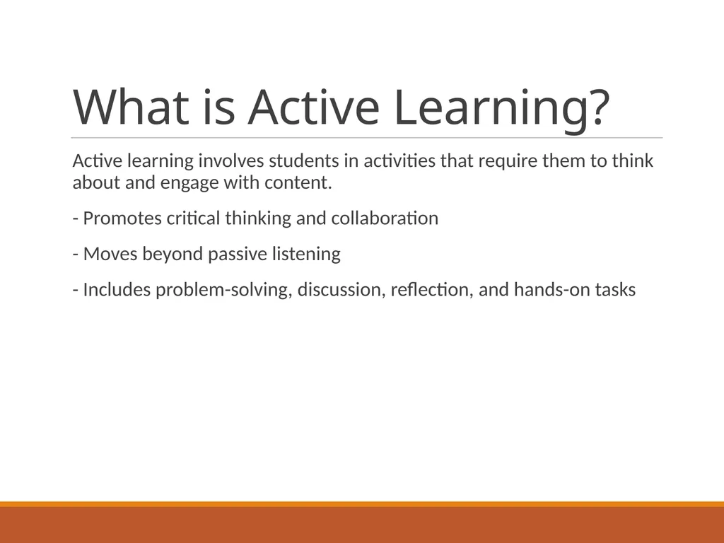 Active Learning with Tech Tools Engaging Students - slide 2 of 6
