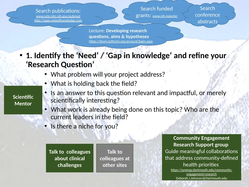 Trails to Translational Research: A step-by-step - slide 3 of 18