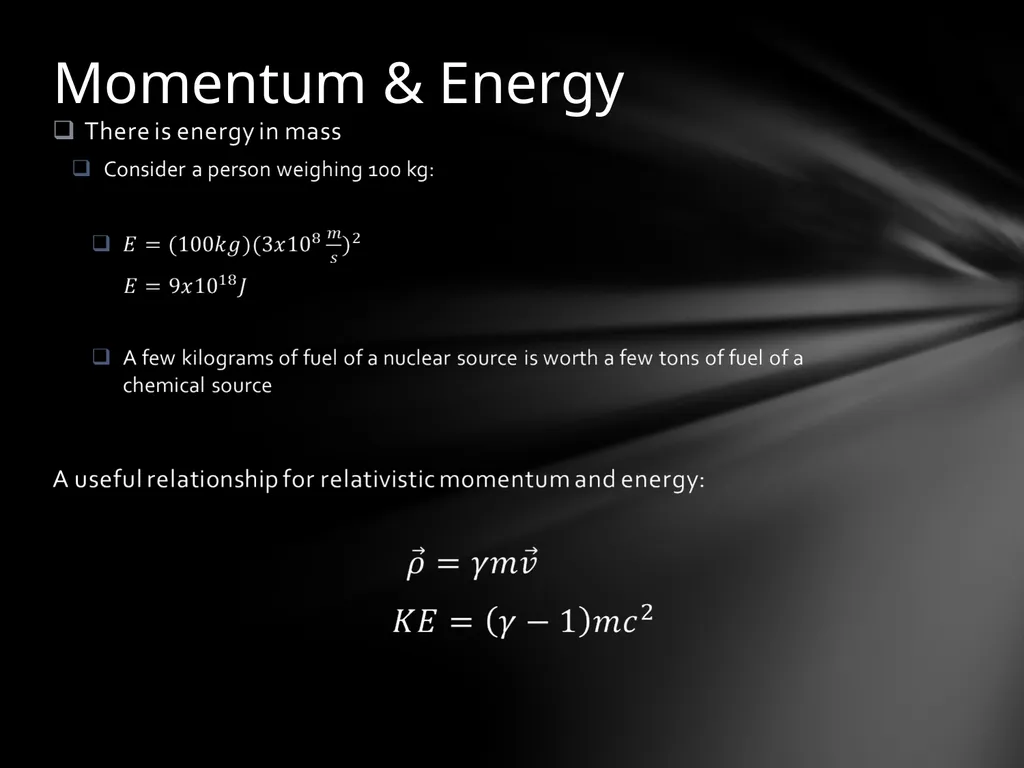 Special Relativity The laws of mechanics must be - slide 8 of 18