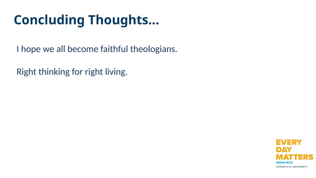 Faculty Theology Session 1 Overview Why host - slide 24 of 28