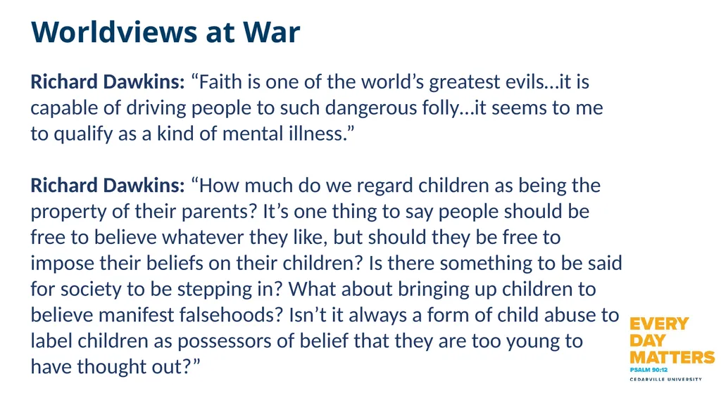 Faculty Theology Session 1 Overview Why host - slide 10 of 28