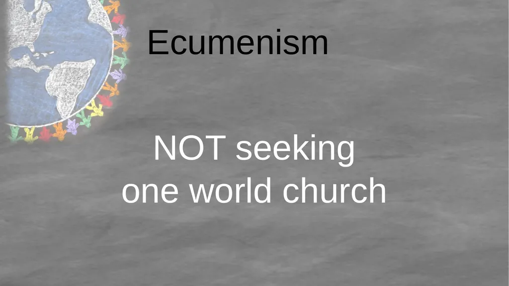 United Methodist Ecumenism 101 Rev. Dai Morgan - slide 7 of 36