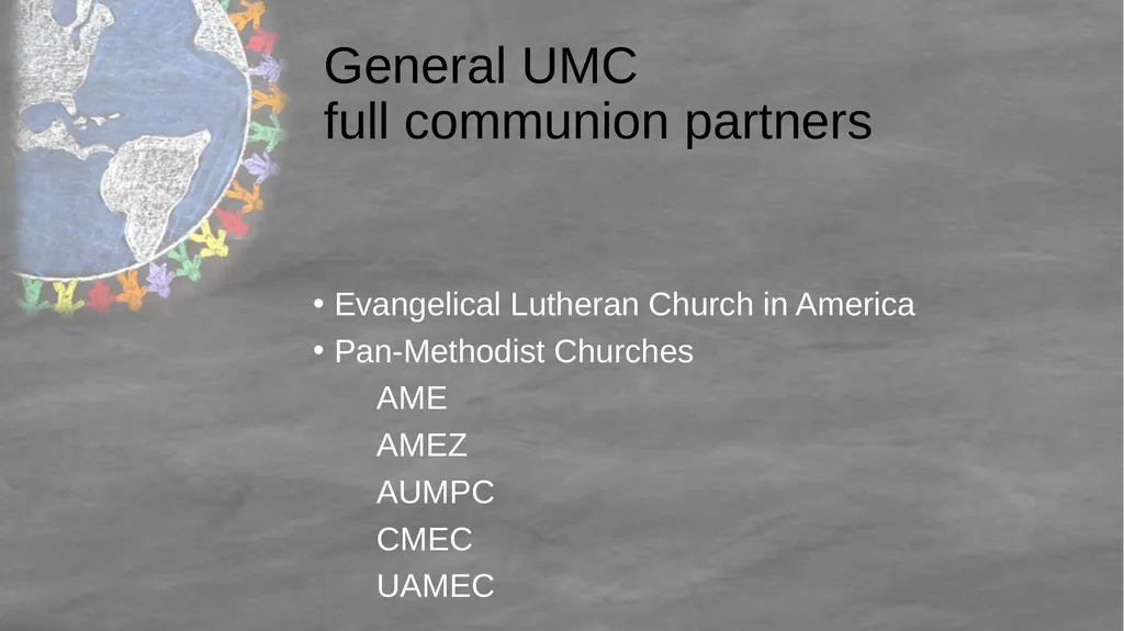 United Methodist Ecumenism 101 Rev. Dai Morgan - slide 28 of 36