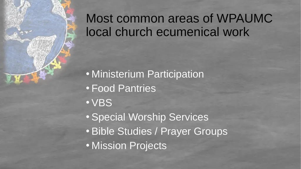 United Methodist Ecumenism 101 Rev. Dai Morgan - slide 24 of 36