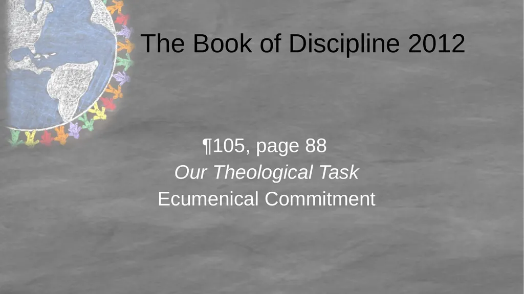 United Methodist Ecumenism 101 Rev. Dai Morgan - slide 10 of 36