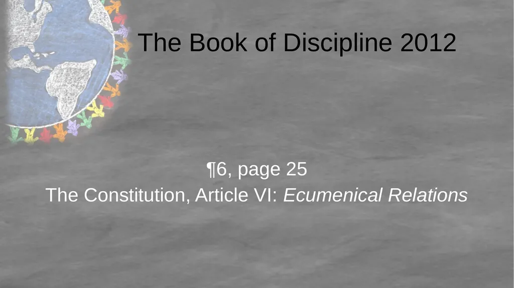 United Methodist Ecumenism 101 Rev. Dai Morgan - slide 9 of 36