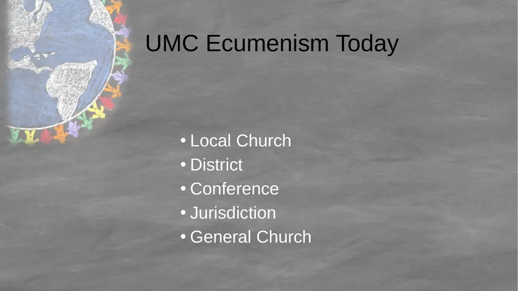 United Methodist Ecumenism 101 Rev. Dai Morgan - slide 22 of 36